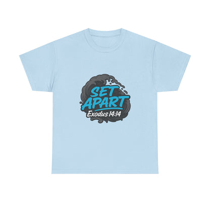 Set Apart Exodus 14:14 Tee - Christian Faith Graphic T-Shirt