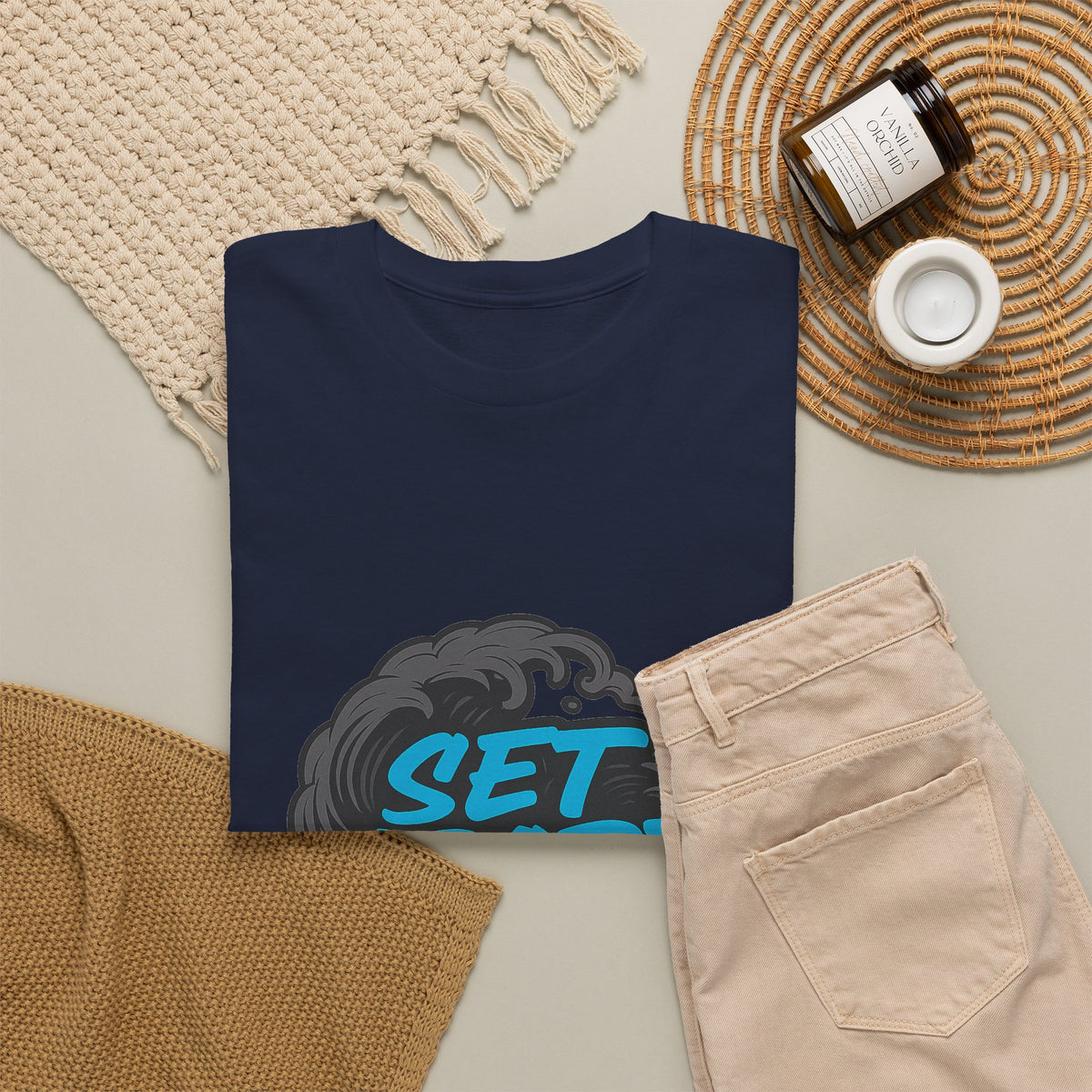 Set Apart Exodus 14:14 Tee - Christian Faith Graphic T-Shirt