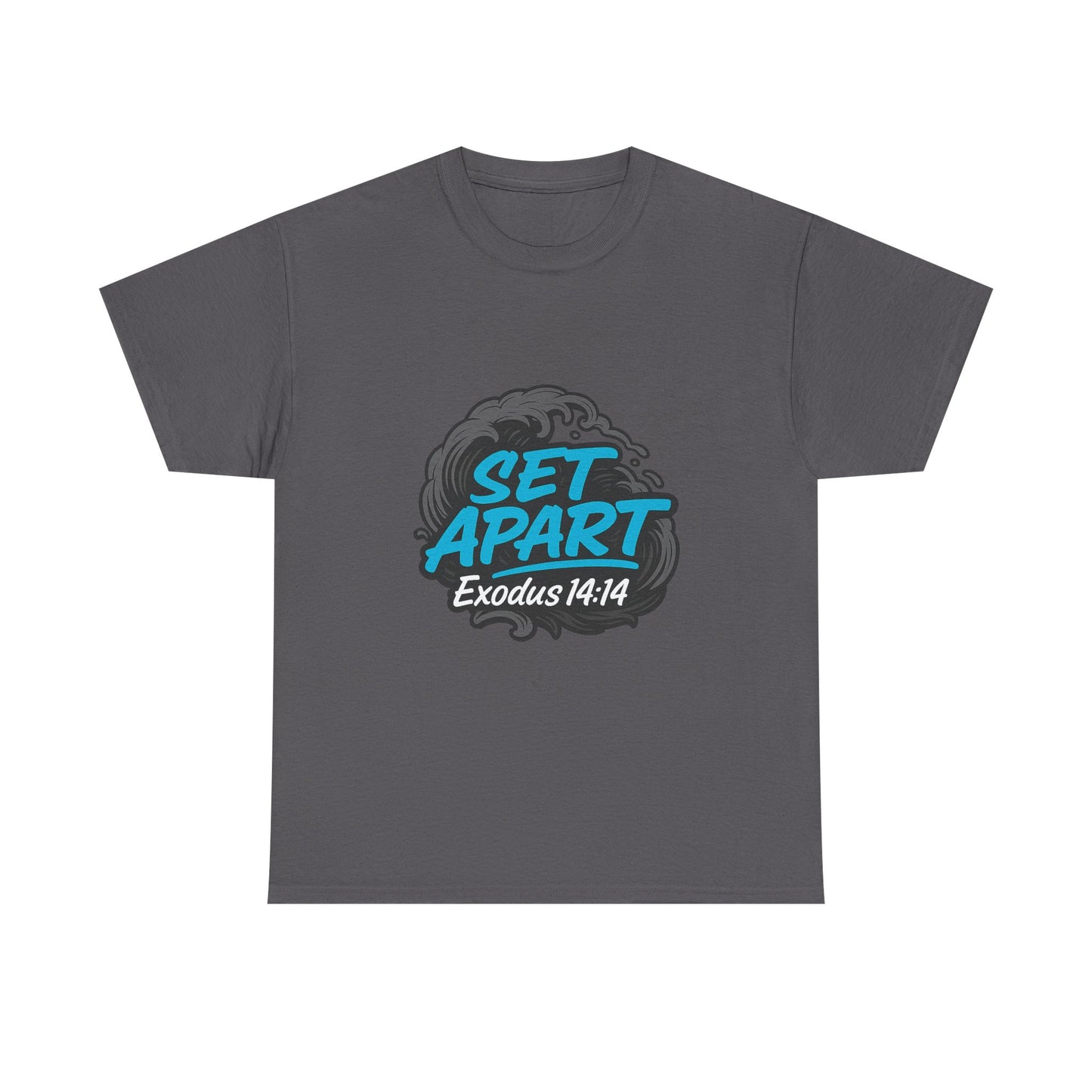 Set Apart Exodus 14:14 Tee - Christian Faith Graphic T-Shirt