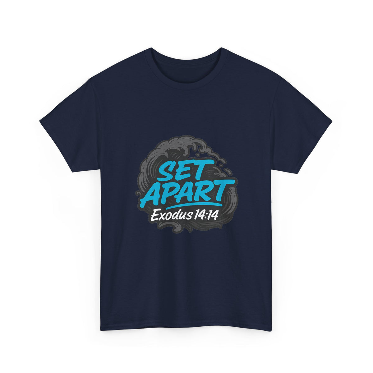 Set Apart Exodus 14:14 Tee - Christian Faith Graphic T-Shirt