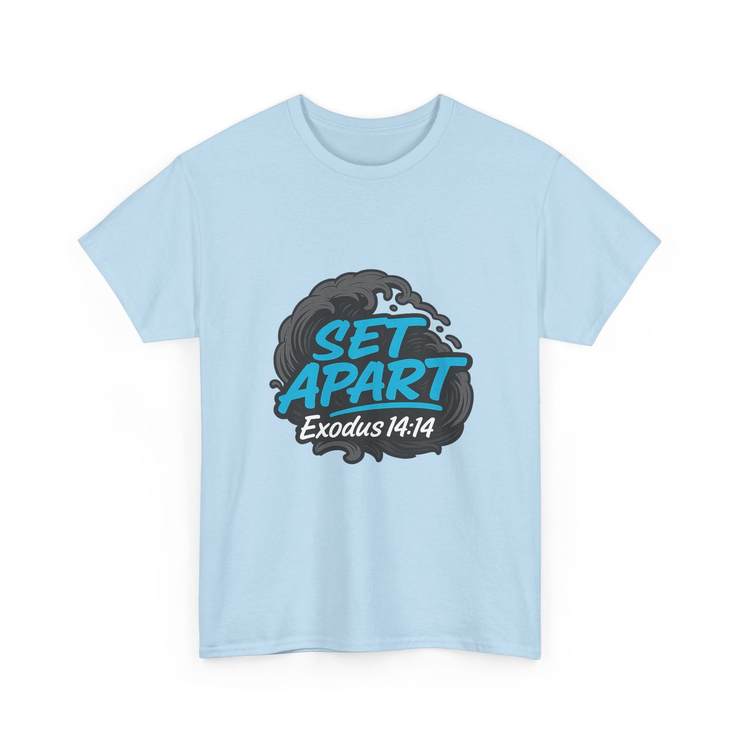 Set Apart Exodus 14:14 Tee - Christian Faith Graphic T-Shirt