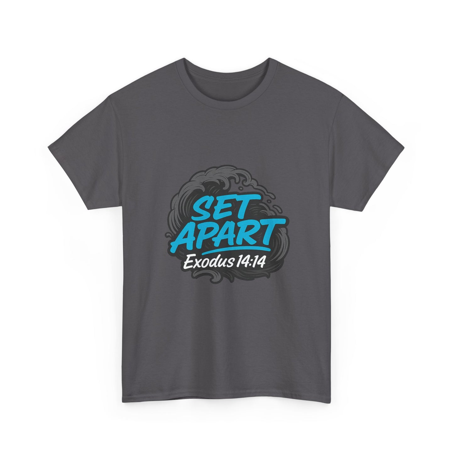Set Apart Exodus 14:14 Tee - Christian Faith Graphic T-Shirt