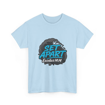 Set Apart Exodus 14:14 Tee - Christian Faith Graphic T-Shirt