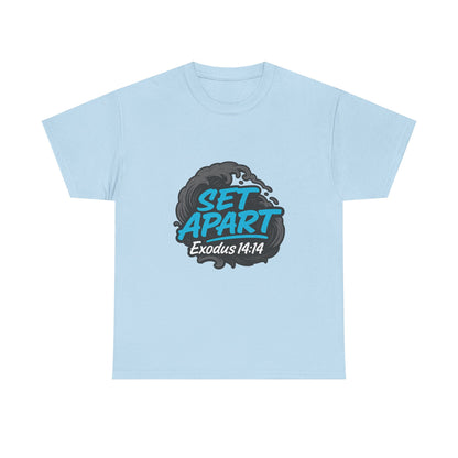 Set Apart Exodus 14:14 Tee - Christian Faith Graphic T-Shirt