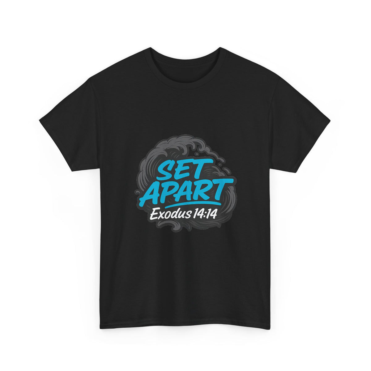 Set Apart Exodus 14:14 Tee - Christian Faith Graphic T-Shirt